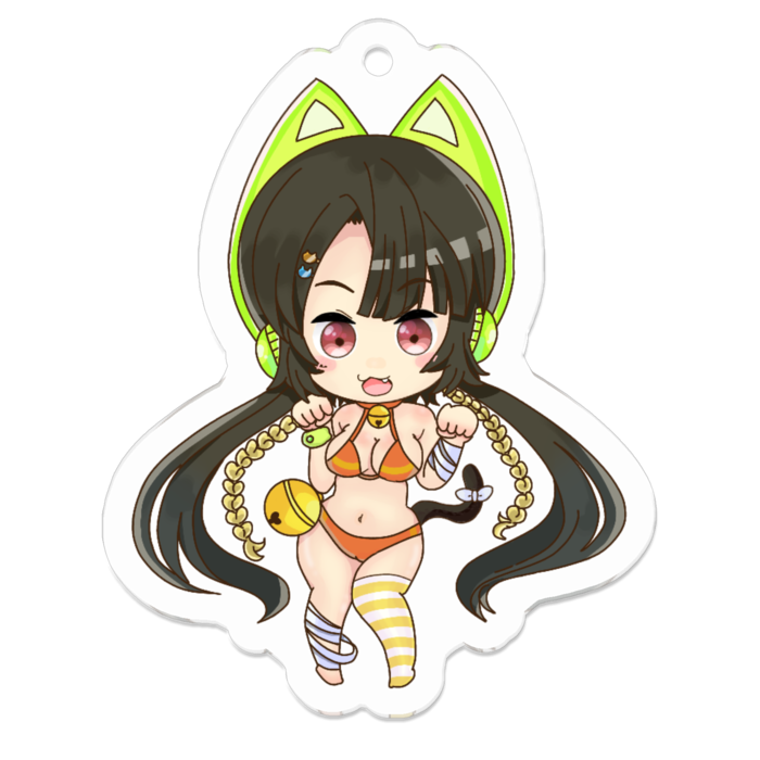 アクリルキーホルダー - 50 x 50 (mm)