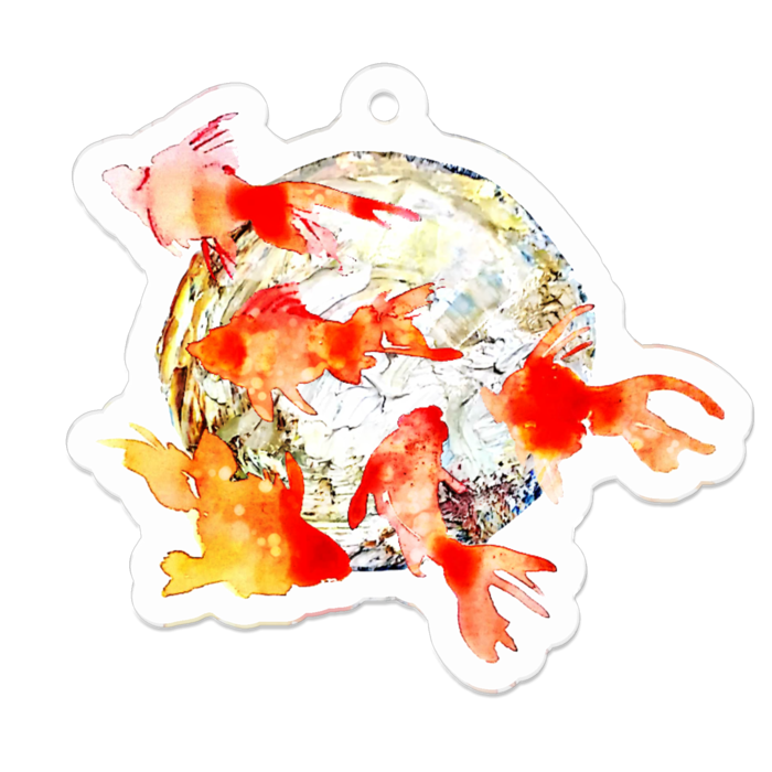 アクリルキーホルダー - 50 x 50 (mm)