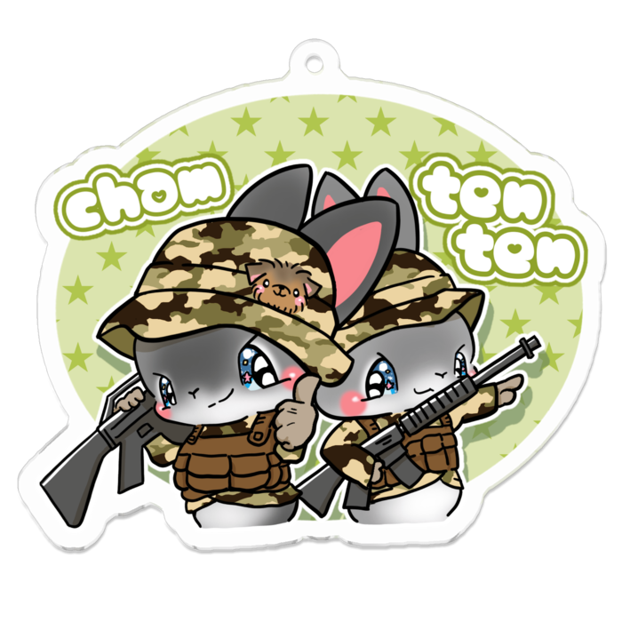 アクリルキーホルダー - 70 x 70 (mm)