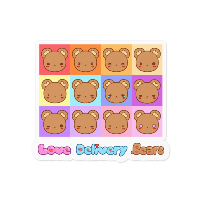 ステッカー - 100 x 100 (mm)