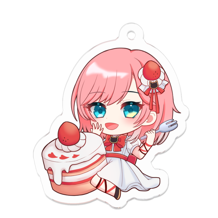 アクリルキーホルダー - 50 x 50 (mm)