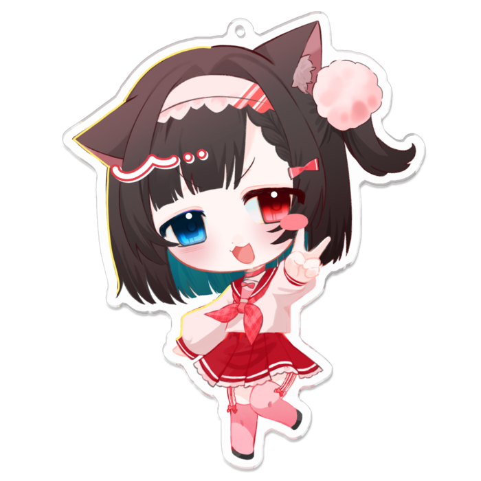 アクリルキーホルダー - 100 x 100 (mm)