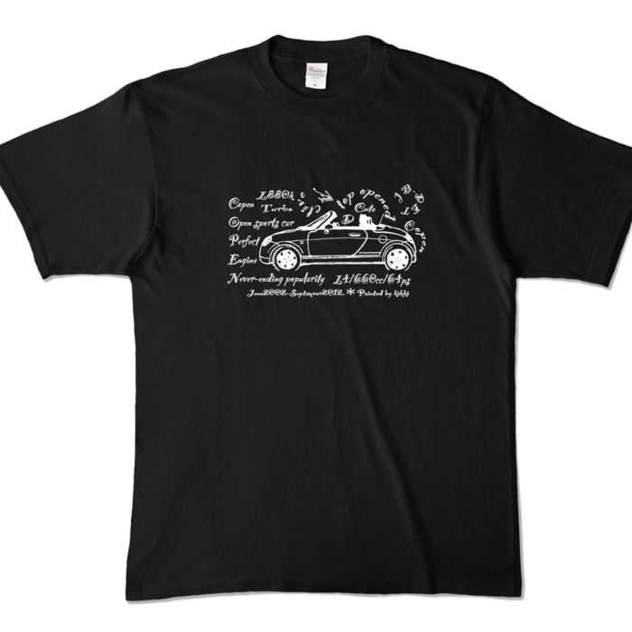 カラーTシャツ - XL - ブラック (濃色)