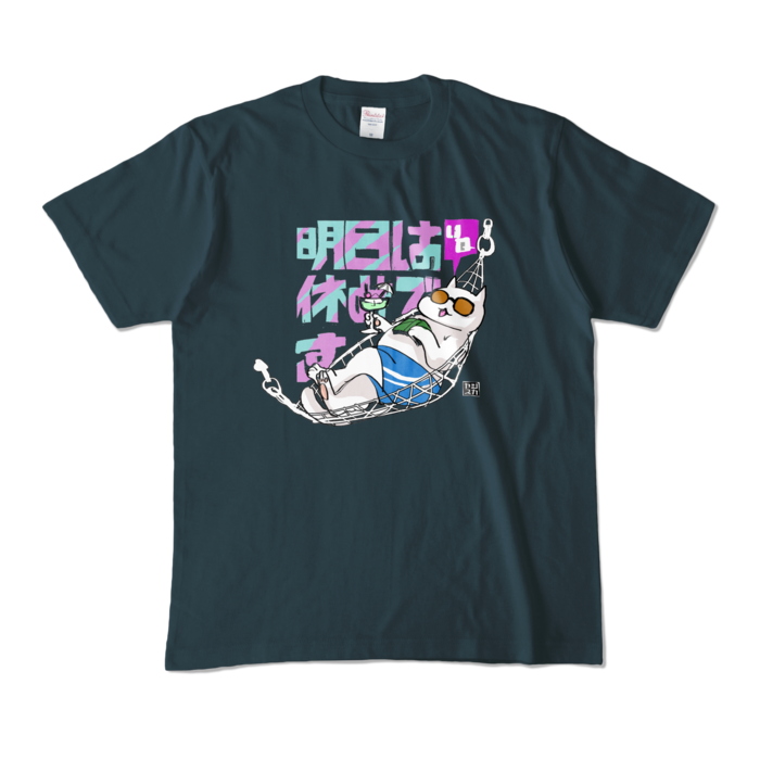 カラーTシャツ - M - デニム (濃色)