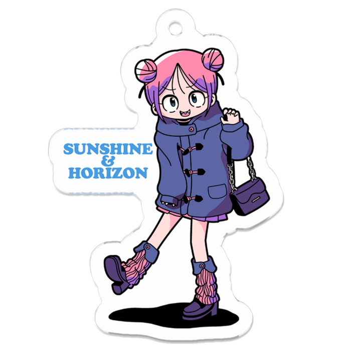 アクリルキーホルダー - 50 x 50 (mm)