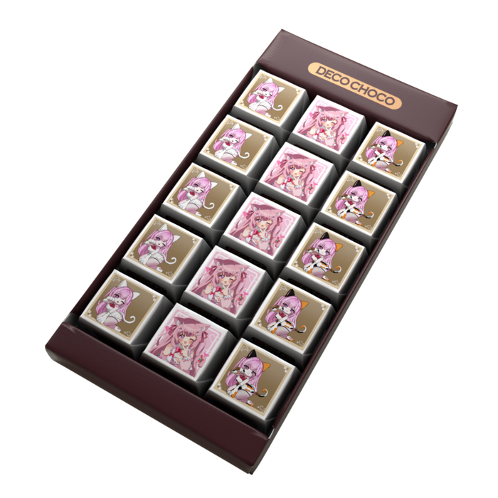DECOチョコ - 列ごとにデザイン