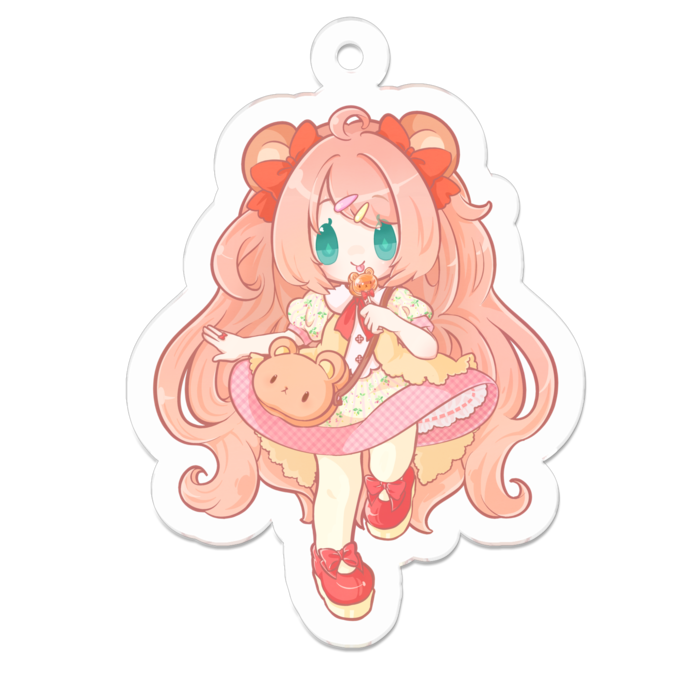 アクリルキーホルダー - 50 x 50 (mm)