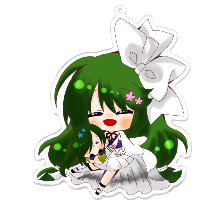 アクリルキーホルダー - 100 x 100 (mm)