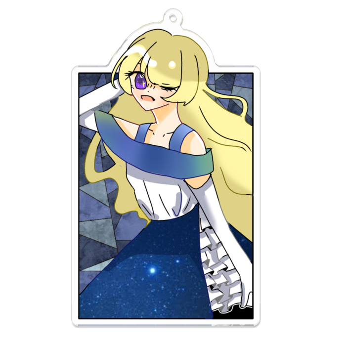 アクリルキーホルダー - 100 x 100 (mm)