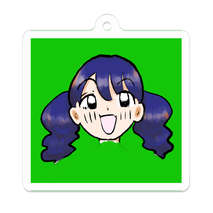 アクリルキーホルダー - 50 x 50 (mm)