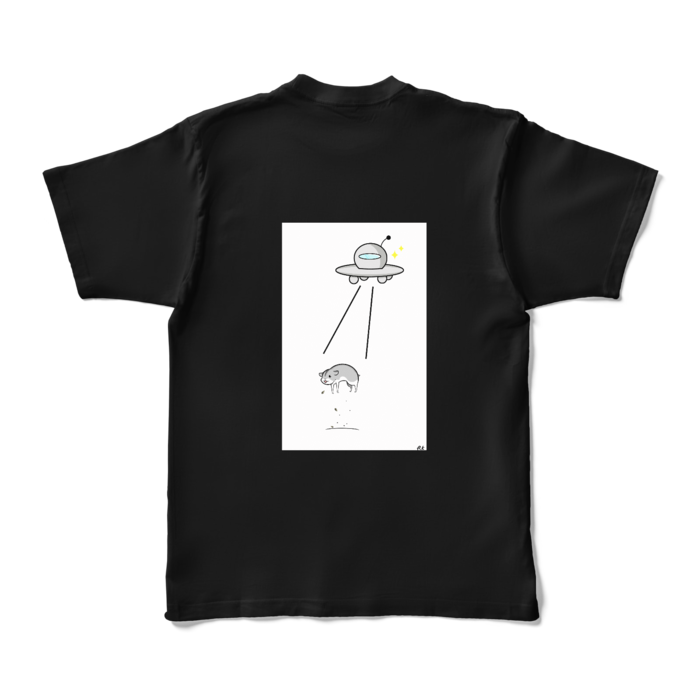 カラーTシャツ - XL - ブラック (濃色)