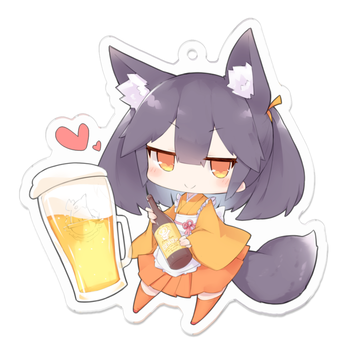 リン アクリルキーホルダー - 70 x 70 (mm)