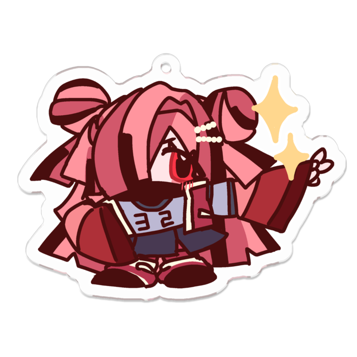 アクリルキーホルダー - 70 x 70 (mm)