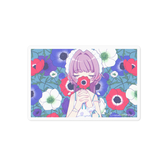 ステッカー - 100 x 100 (mm)(ホワイト)