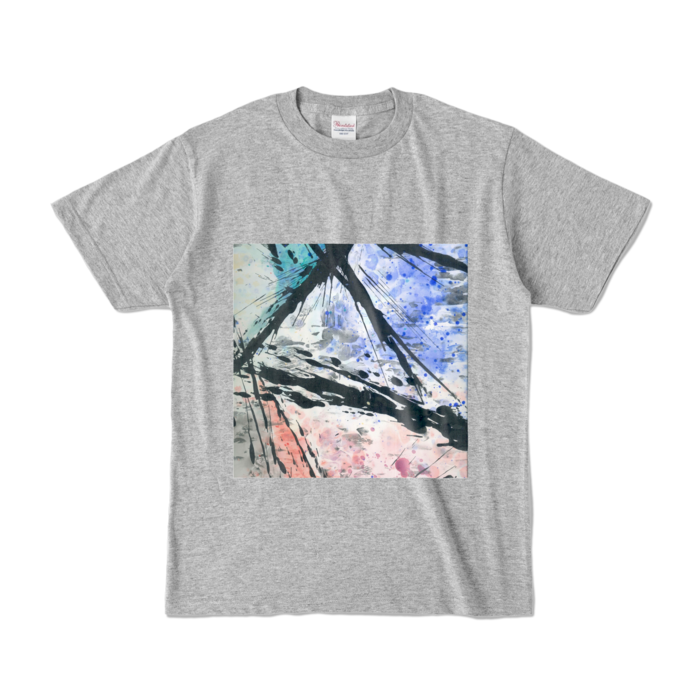カラーTシャツ - S - 杢グレー (濃色)