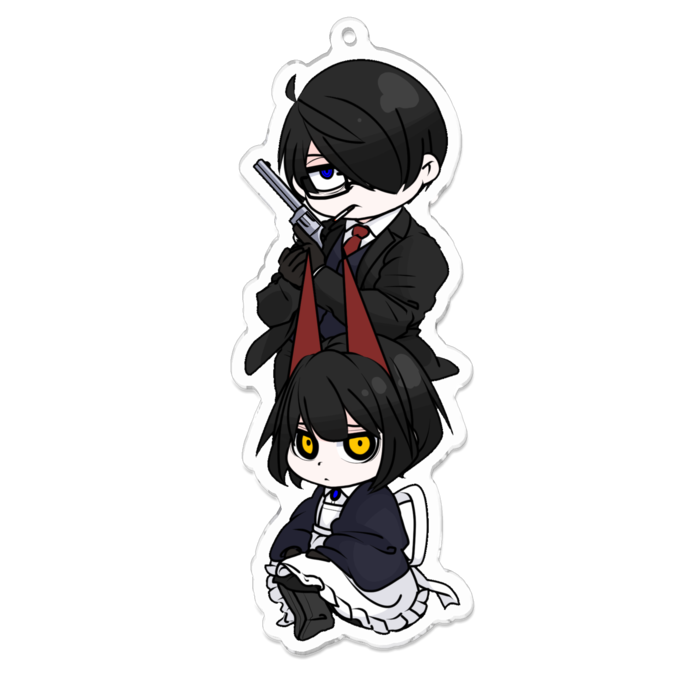 アクリルキーホルダー - 100 x 100 (mm)