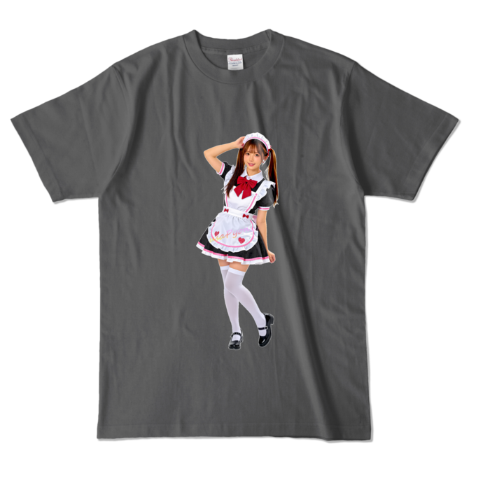 カラーTシャツ - L - チャコール （濃色）