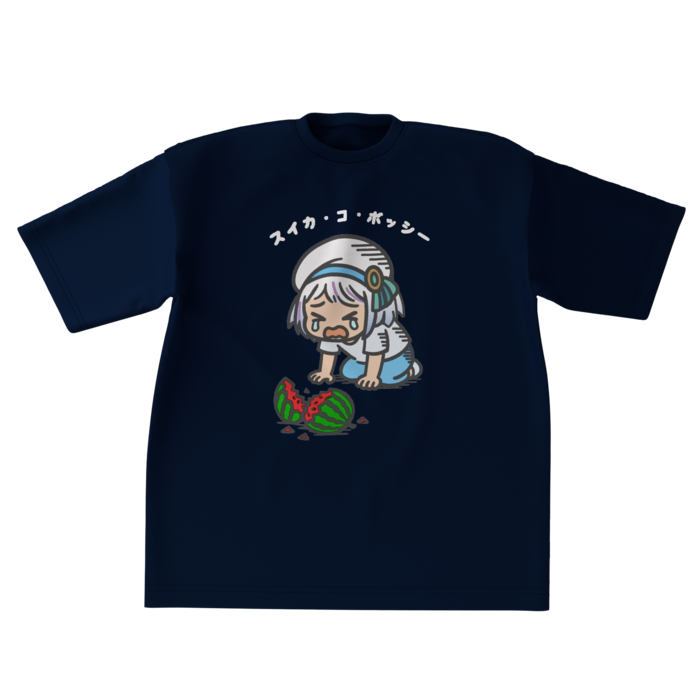 ビッグシルエットTシャツ - XL - 紺色