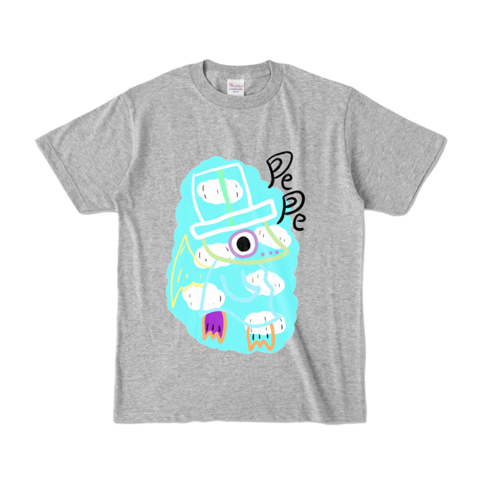 カラーTシャツ - S - 杢グレー (濃色)