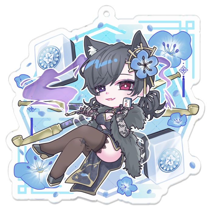 アクリルキーホルダー - 70 x 70 (mm)