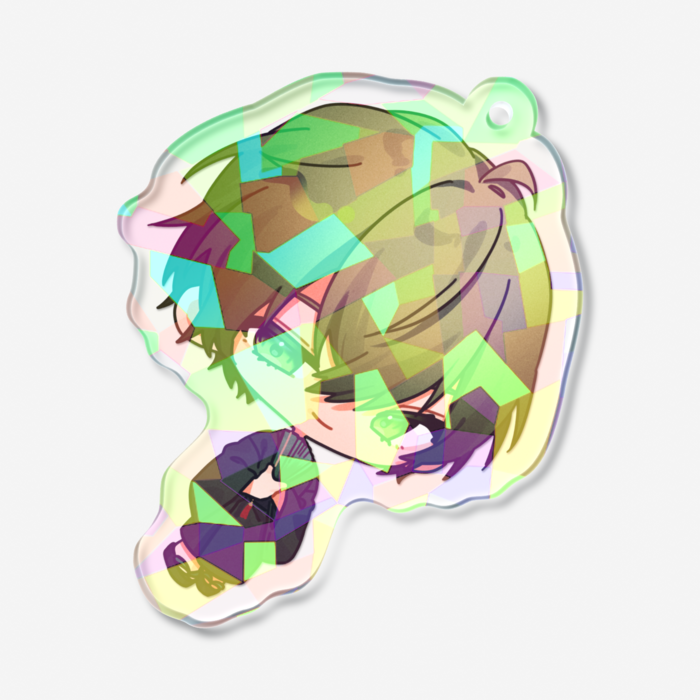 ホログラムアクリルキーホルダー ぱくぱく