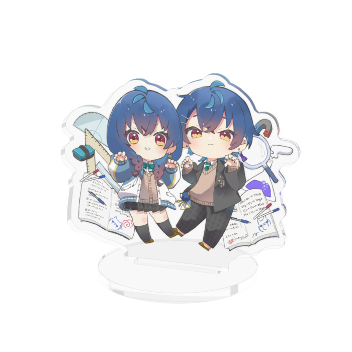 ふたり 70×70mm
