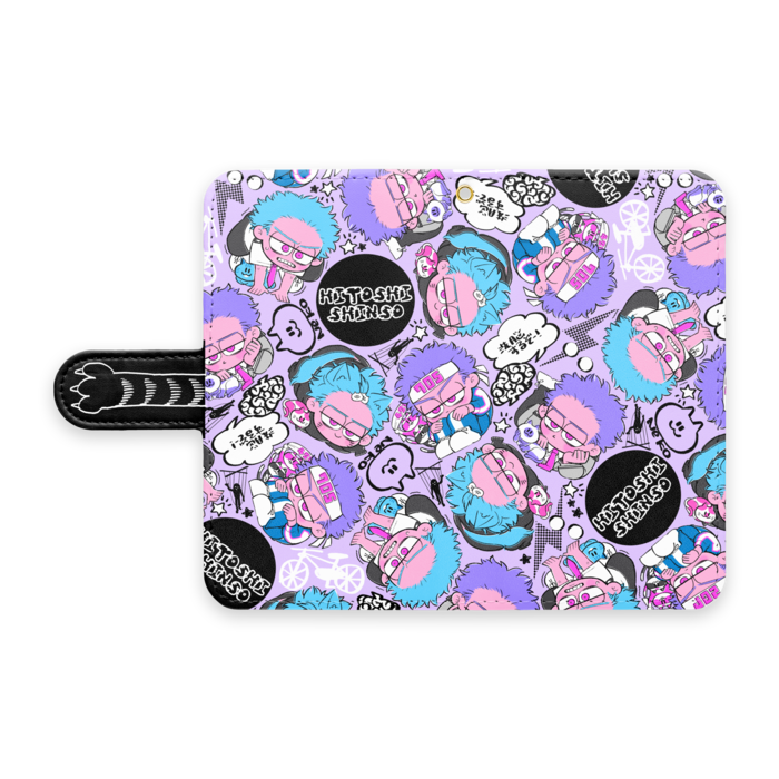 手帳型Androidケース - S - ストラップ穴 あり