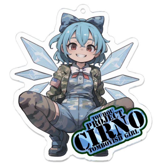 アクリルキーホルダー - 70 x 70 (mm)