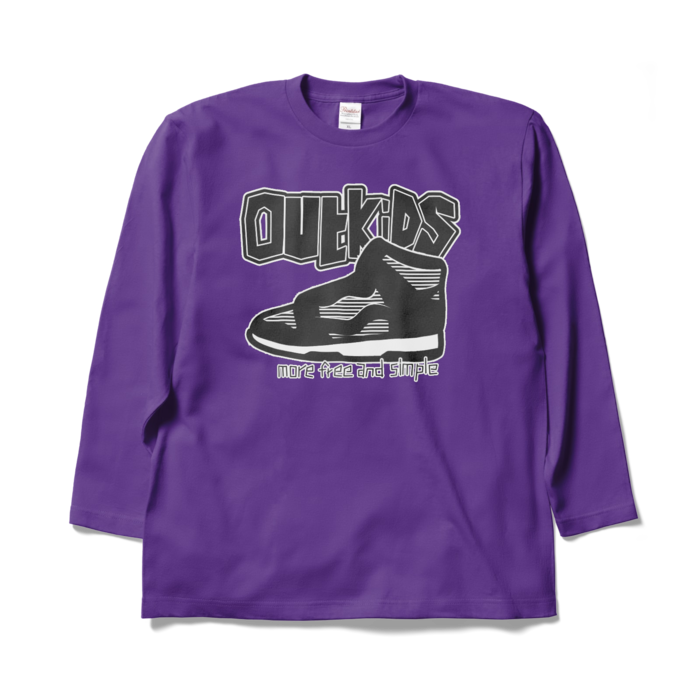 ロングスリーブTシャツ - XL - パープル