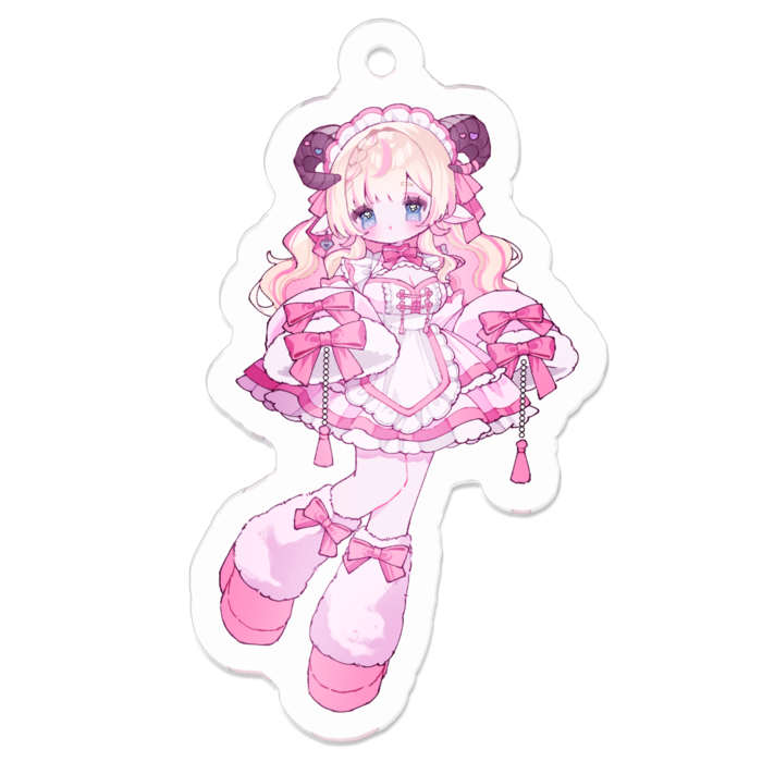 アクリルキーホルダー - 50 x 50 (mm)
