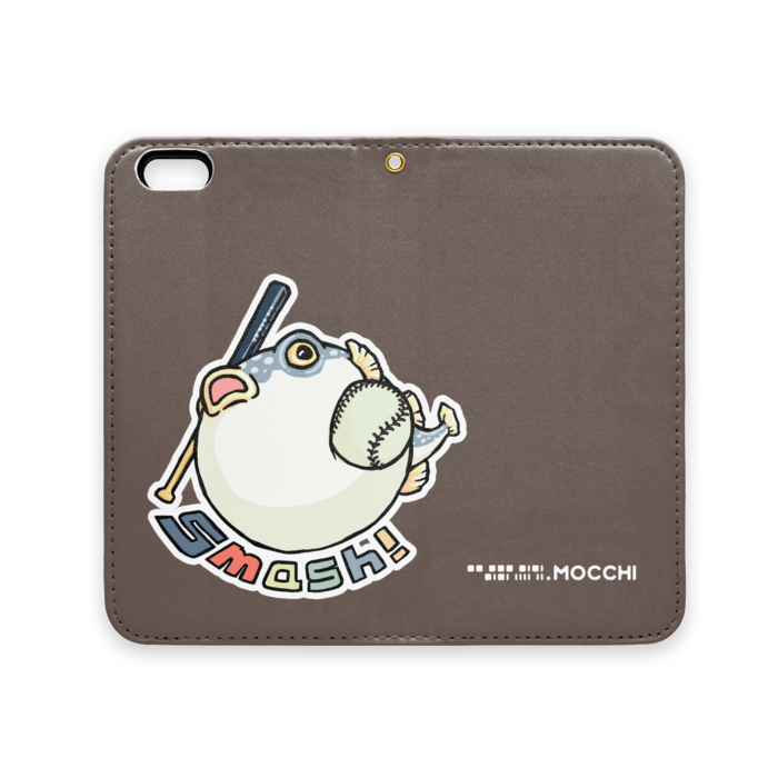 手帳型iPhoneケース(ベルトなし) - iPhone 6 / 6s - ストラップ穴 あり