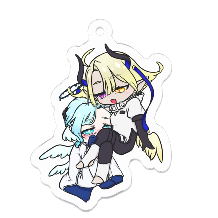 アクリルキーホルダー - 50 x 50 (mm)