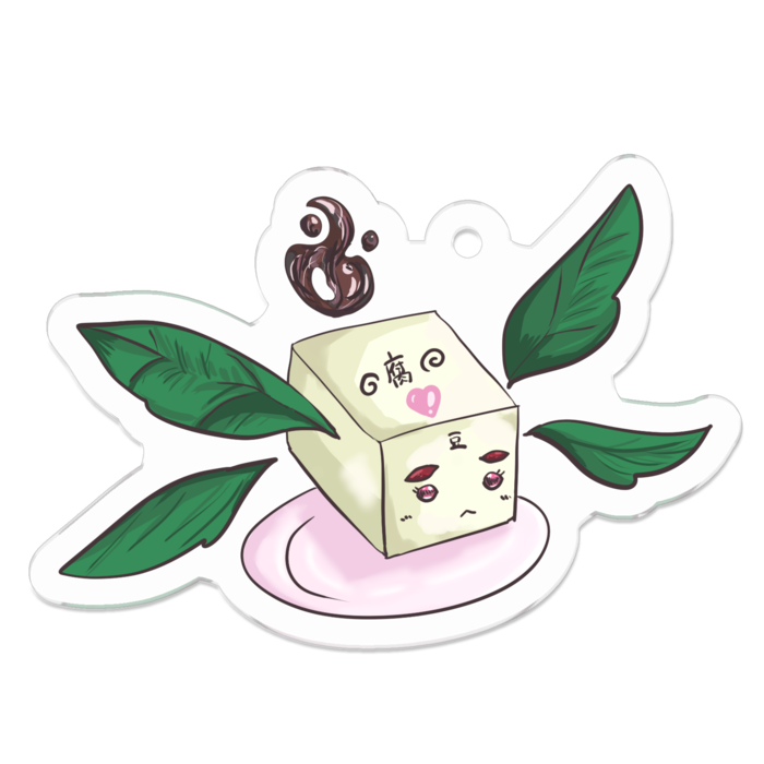 アクリルキーホルダー - 50 x 50 (mm)