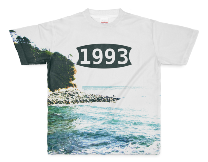 Tシャツ フルグラフィック 1993年の海 Shop Iron Mace Booth