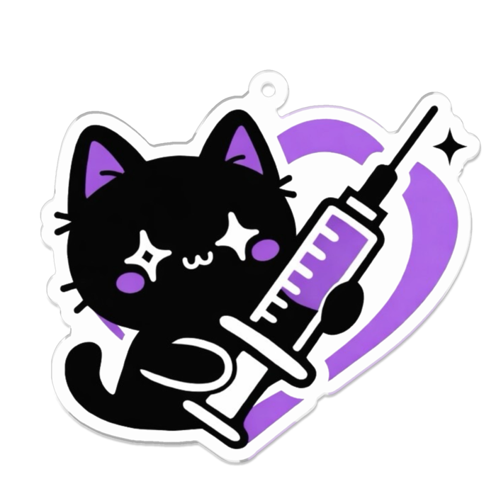 アクリルキーホルダー - 70 x 70 (mm)