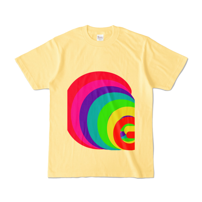 カラーTシャツ - S - ライトイエロー (淡色)