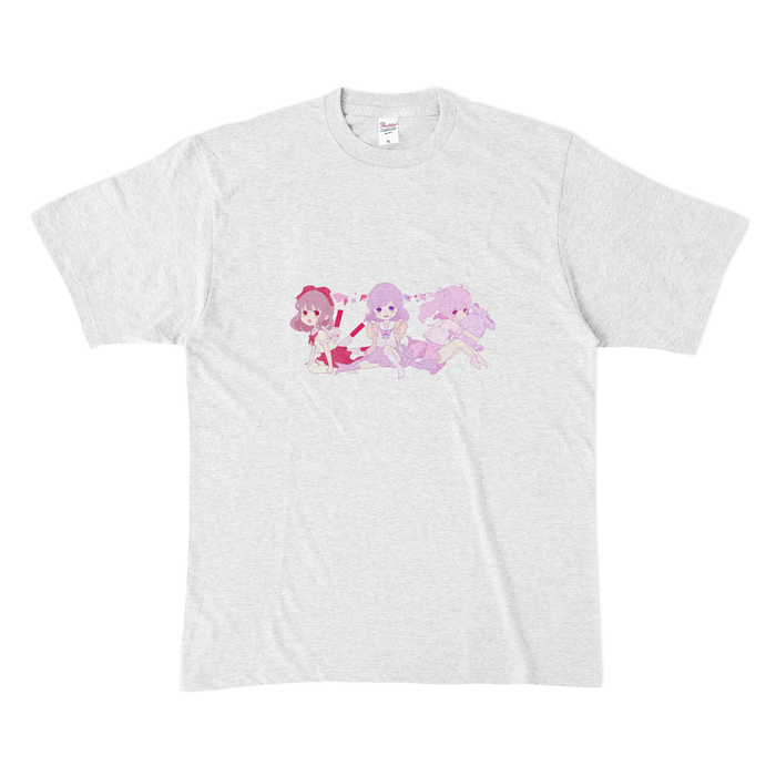 カラーTシャツ(淡色) - XL - アッシュ
