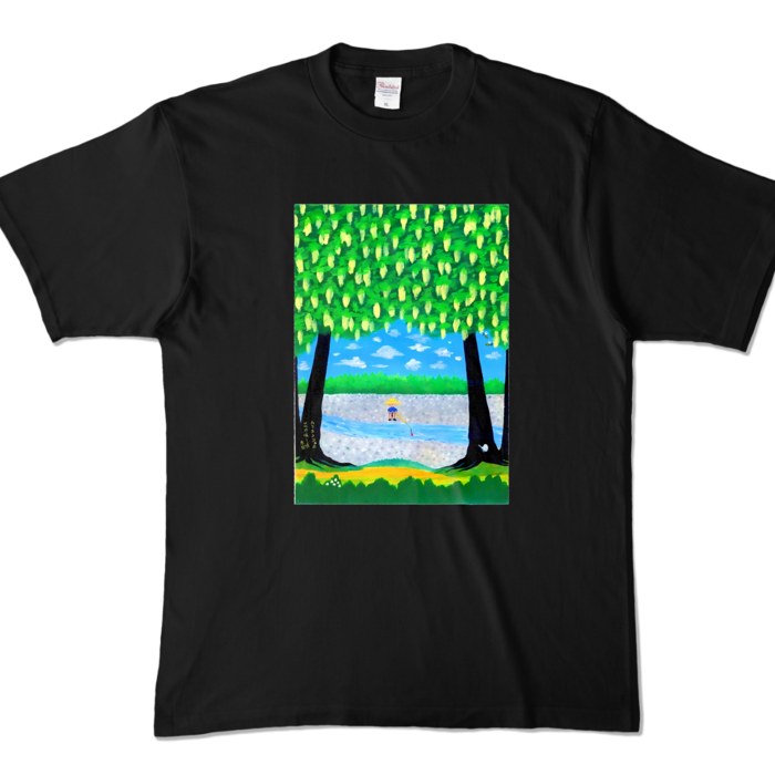 カラーTシャツ - XL - ブラック (濃色)