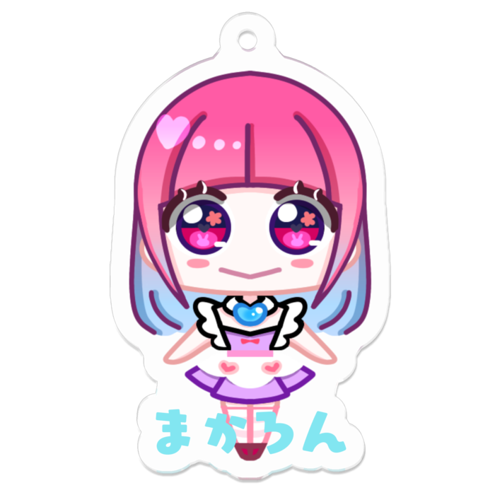アクリルキーホルダー - 50 x 50 (mm)