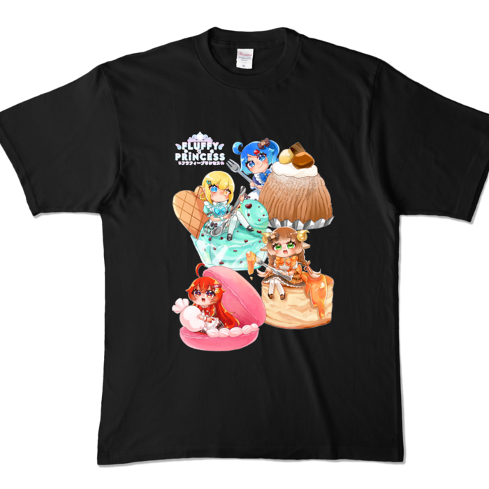 カラーTシャツ - XL - ブラック (濃色)