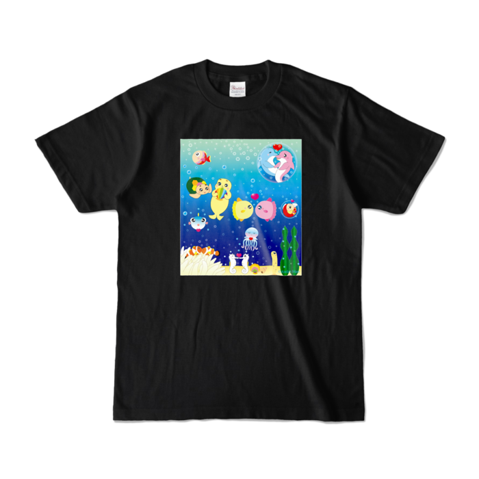 カラーTシャツ - S - ブラック (濃色)