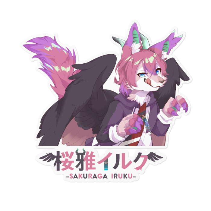 ステッカー:白 - 160 x 160 (mm)