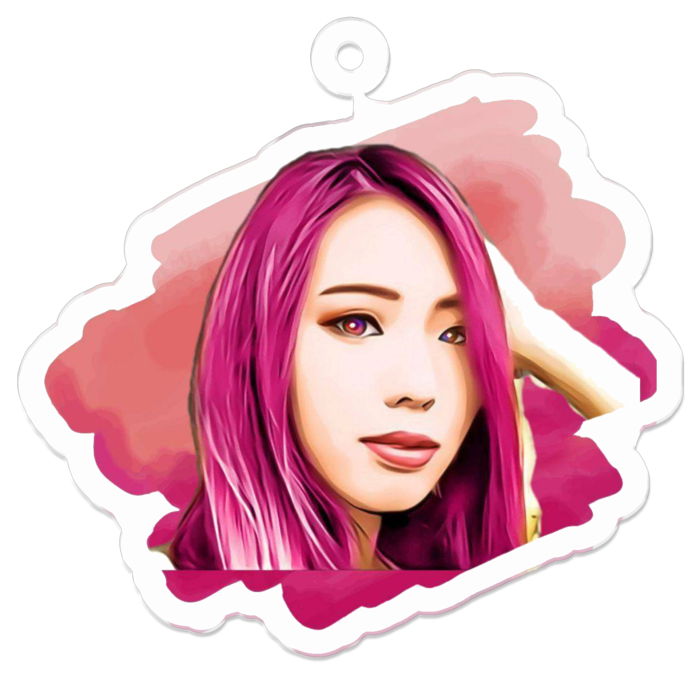 アクリルキーホルダー - 50 x 50 (mm)