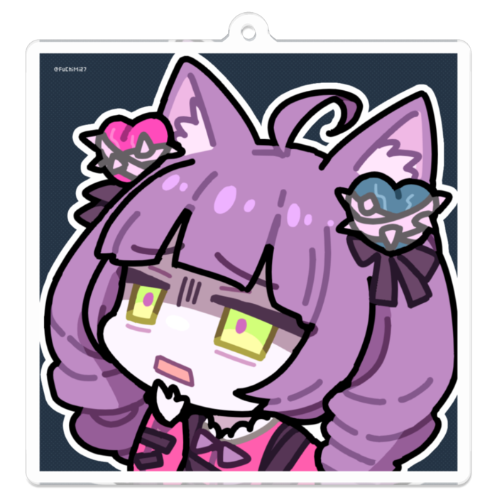 アクリルキーホルダー - 70 x 70 (mm)