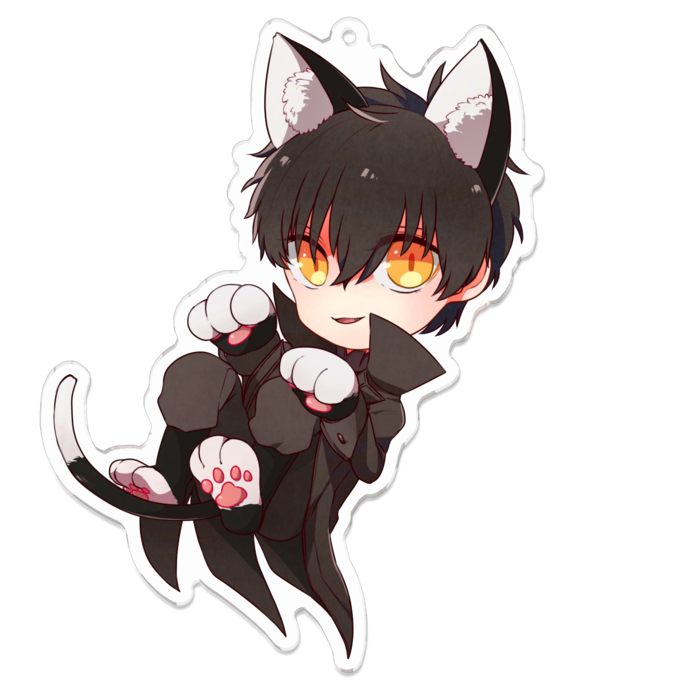 アクリルキーホルダー（コーティング） - 100 x 100 (mm)