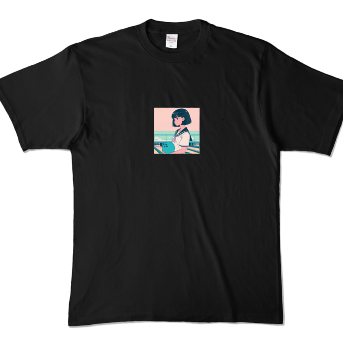 カラーTシャツ - XL - ブラック (濃色)