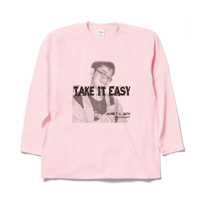 ロングスリーブTシャツ - XL - ライトピンク