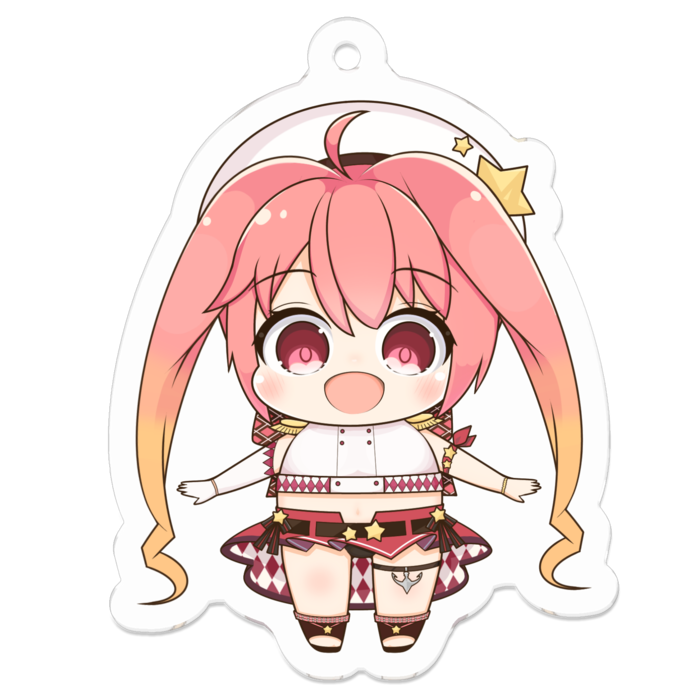 アクリルキーホルダー - 50 x 50 (mm)