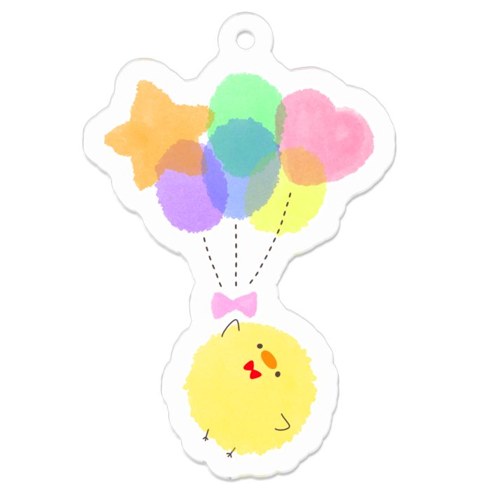 アクリルキーホルダー - 50 x 50 (mm)