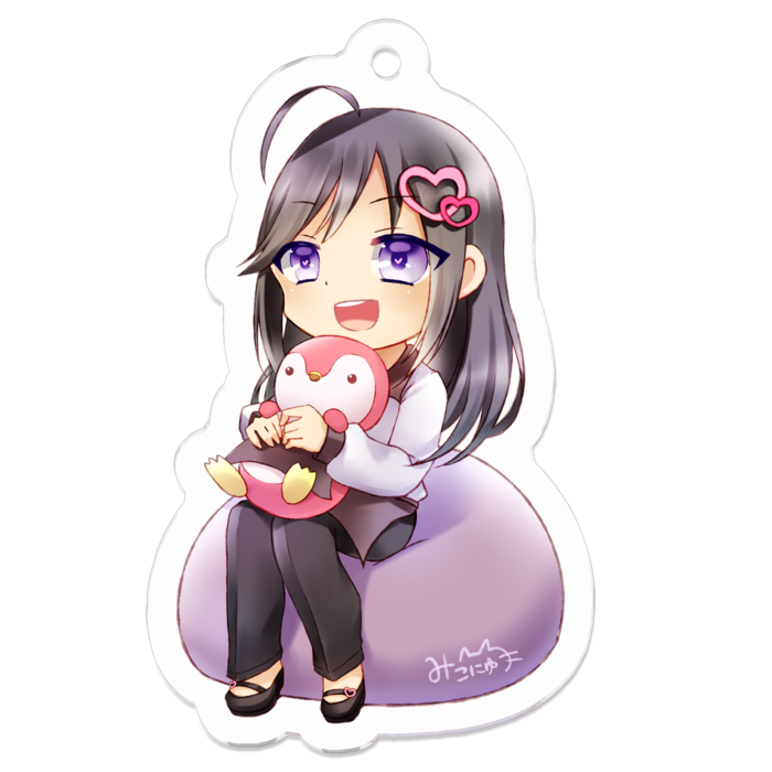 アクリルキーホルダー（コーティング） - 50 x 50 (mm)